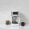 Haden Generous Brew 14 Cup Programmable Digital Coffee Maker Pot, Ivory/Chrome