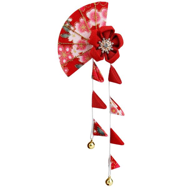 Japanese Tassel Hairpin Women Japanese Kimono Hair Clip Japanese Hair Accessories Flower Fan Hair Clip