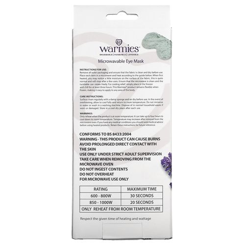 Intelex Marshmallow Gray Eye Mask