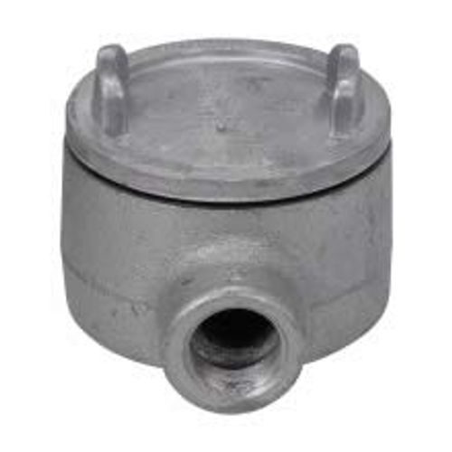 Crouse-Hinds GUAB36 Electrogalvanized and Aluminum Acrylic Paint Feraloy Iron Alloy Conduit Outlet Box With Cover 3 Inch 15.5 Cubic-Inch Series GUAB Condulet