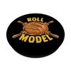 Funny Roll Model Breadmaker Breads Bread Slice Sourdough PopSockets Adhesive PopGrip