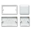 SURFACE BOX 2 GANG 50MM Electrical Back Boxes/Mounting Boxes