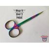SuperCut Iris Scissors 4.5" Curved Surgical Dental Veterinary