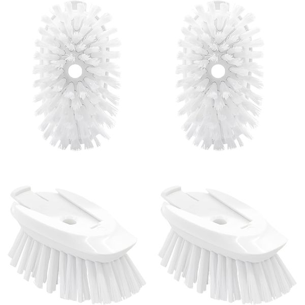 Dish Brush Refill, 4 Pack Soap Dispensing Dish Brush Refills, Dish Brush Repl...