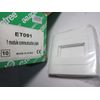 Replacement for Crabtree ET091 1 Module Communication Plate White DL22544/C