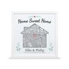 New home map print | Framed housewarming gift