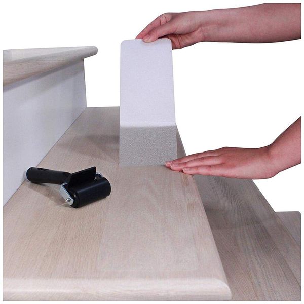 Transparent Anti-Slip Tape Strips for Stair Treads - Pack of 15 Strips - 60cm x 10cm