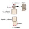 7 mm Double Cap Rivet Setting Die for Hand Press Machine