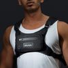 MVRK Water Resistant Chest Pack - Minimalist Running Pack For Workouts, Running Phone Holder With Extra Storage, Lightweight Running Vest, Running Backpack (Black)