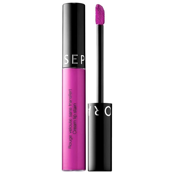 SEPHORA COLLECTION Cream Lip Stain Liquid Lipstick 101 Plum Aurora