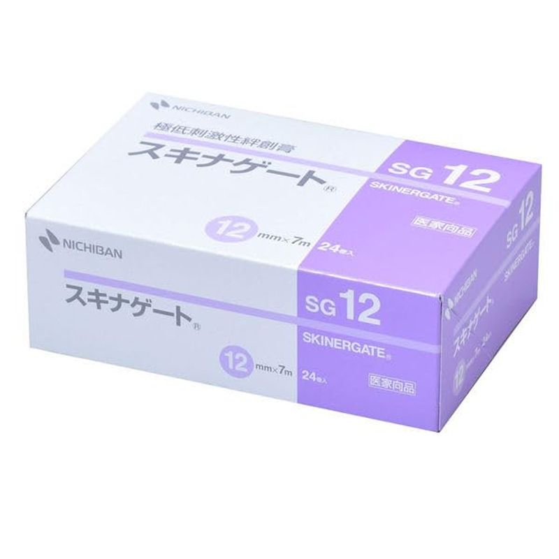 【ニチバン】スキナゲート 極低刺激性絆創膏 SG12 12mm×7m (1巻（箱無し）)