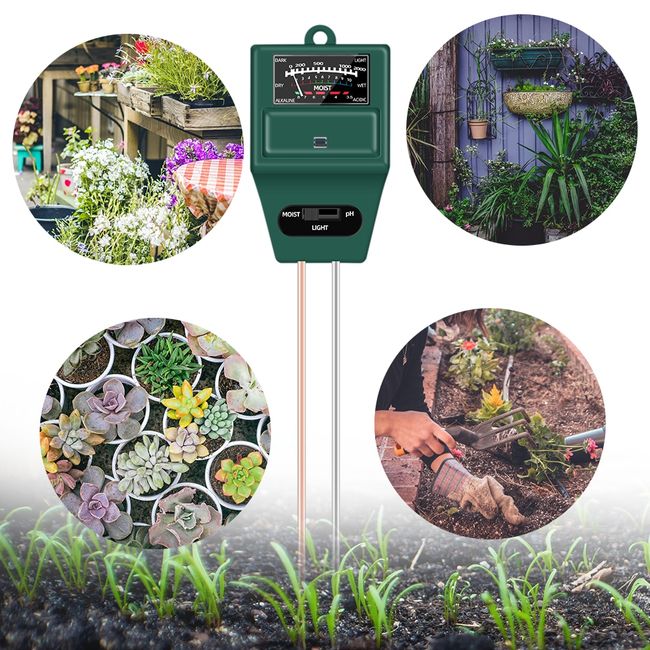 Soil PH Meter Hygrometer Tester Moisture Sensor For Planting