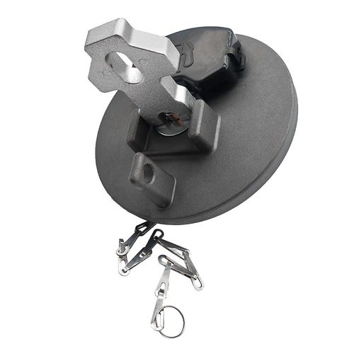QIEFOAD AT342385 Fuel Tank Cap Fit for John Deere Crawler Dozer 1050K 450K 550K 650K 750K Excavator E210LC E300LC E360LC Feller Buncher 803M 853M 859MH