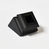 Matte Black "Enfield" Double Twist Stair Spindle - with Fixed and Adjustable Rake Brackets