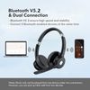 Bluetooth Headset with Microphone Wireless Headphones for iPhone Trucker Driver
