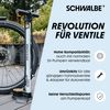 Schwalbe Clik Valve Conversion Set - Presta / SV Valve Conversion Kit - Innovation for Inflating Bicycle Tyres