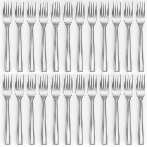 Forks Set (7.76 inch), Hunnycook 24 Pieces Dinner Forks, Stainless Steel Forks Cutlery Set,Mirror Polished Dinner Fork, Metal Fork for Home/Kitchen/Restaurant or Hotel, Dishwasher Safe