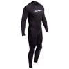 NeoSport 3/2mm Men�s Neoprene Backzip Jumpsuits-Black-Medium