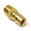 3/8" Natural Gas Quick Connect Fitting LP Gas Propane Hose Quick Disconnect Kit,