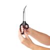 Vitility 70110080 X-Large Nail Scissors with Extended Handle for Good Control During Cutting., Silver