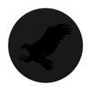 Flying Bald Eagle, Bird, Black Hidden Design Silhouette PopSockets Swappable PopGrip