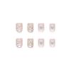 24 Pieces Small Floral Heart Girly Nails For Taking Photos, Weddings, Coming-of-Age Ceremonies, Parties, After-Parties, False Nails, False Nails, Nail Tips