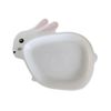 YBK Tech Cute Ceramic Rabbit Plate for Easter or Daily Use (6.5 Inches)