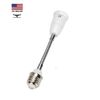 7.8" Flexible Light Bulb Lamp Socket Adapter Extender 360° Adjustable E26/E27