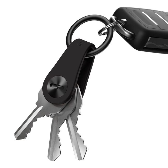 KeySmart Mini Key Organizer Keychain Holder - Compact Key Holder for Keychain Key Case, Key Smart Key Holder, Attach Key Fob