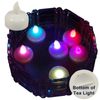 SAFE FLOATING CHRISTMAS MULTICOLOR LED TEA LIGHTS LIGHTING DECORATIONS 6 PIECES