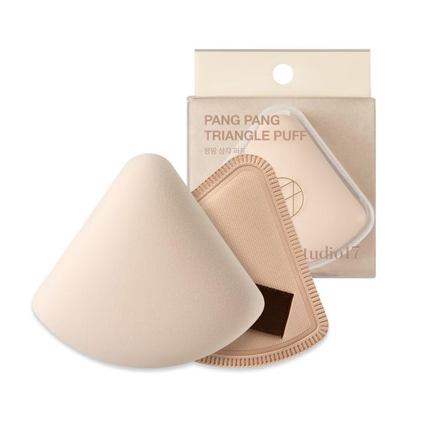 Studio 17 Pampan Triangle Puff Makeup Puff Base Makeup Sponge (PANG PANG TRIANGLE PUFF) (Triangle)