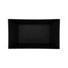 G.E.T. RB-893-BK Rectangular Serving Basket, 8" x 4.5", Black (Set of 12)