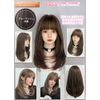 EmGrande Basic Line Wig, Supervised by Active Top Stylists, 6-Piece Set, Women's Wig, Long, Natural, Facial Smaller, Full Wig, Gray Ash Inner Roll, DY55A