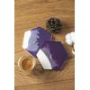 Pebeo Gedeo Silicon Mould-Hexagonal Coaster, White, 3x9x13cm