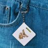 'Dancing Dog' Keyring Tape Measure/Spirit Level Tool (KM00041745)