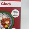 Mark Feldstein Snoopy Clock Plays 12 Christmas Carols on Hour Light Sensor Green