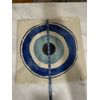 Evil Eye, Pillow Cover Blue.