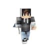 EnderToys Black Hoodie Guy Action Figure