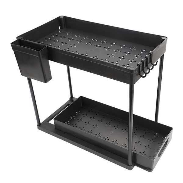 2Pack Under Sink Organizers And Storage Pull Out Kitchen Bathroom Organizer