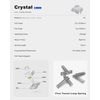 Kailh Switch Customized Low Profile Switches for Cosmoxgaming All-Button Leverless Controller & Mechanical Keyboard (20 PCS) (Crystal Switch)