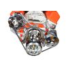 SBC Billet Adjustable Alternator Power Steering Bracket Kit LWP Chevy Small B...