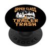 Motorhome Camping Retro Upper Class Trailer Trash PopSockets Adhesive PopGrip