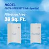 POOLPURE FS-2003 DE Grid Pool Filter Set Replace Unicel FS-2003 PFS1836,36 Sq.Ft