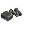Tsuchiya Yac CE-341 Car Supplies, Socket Distributor, Ring Light Socket, Twin 24V