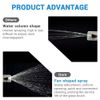2PCS Universal Car Window Windshield Washer Spray Wiper Sprinkler Nozzle Jet US