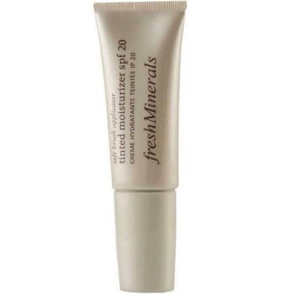 NEW Fresh Minerals tinted moisturizer spf 20 creme w/soft brush applicator WO10