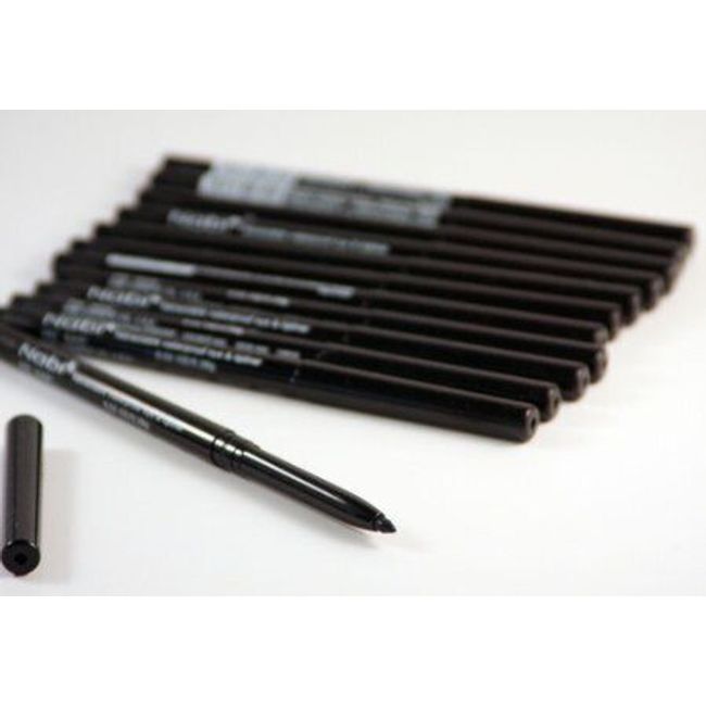 12pcs Nabi Retractable Waterproof Black Eyeliner (Wholesale Lot)