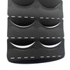 Black Double Row 14Pcs Capicty Felt Fabric Hat Storage Bag Cap Display Oorganize