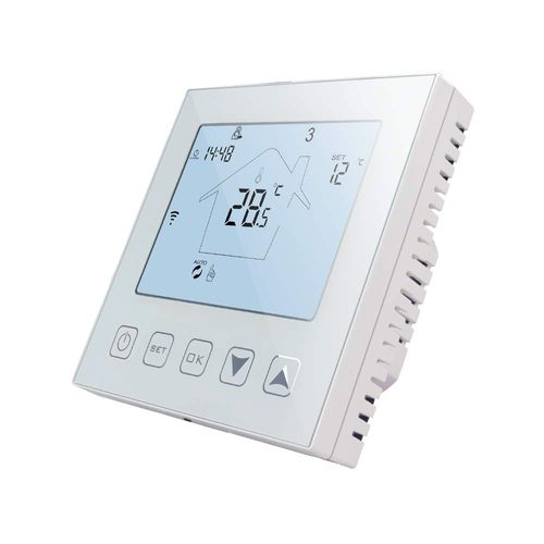 KETOTEK WiFi Thermostat - Works with Alexa Echo / Google Home - IFTTT Tuya Compatible - Programmable Room Thermostat with Smart Voice and App Control