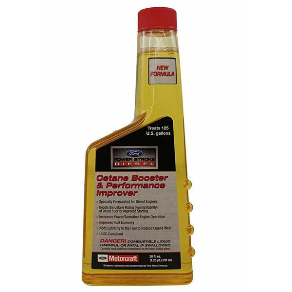 Genuine OEM Ford Motorcraft PM22A Cetane Booster & Performance Improver - 20 oz
